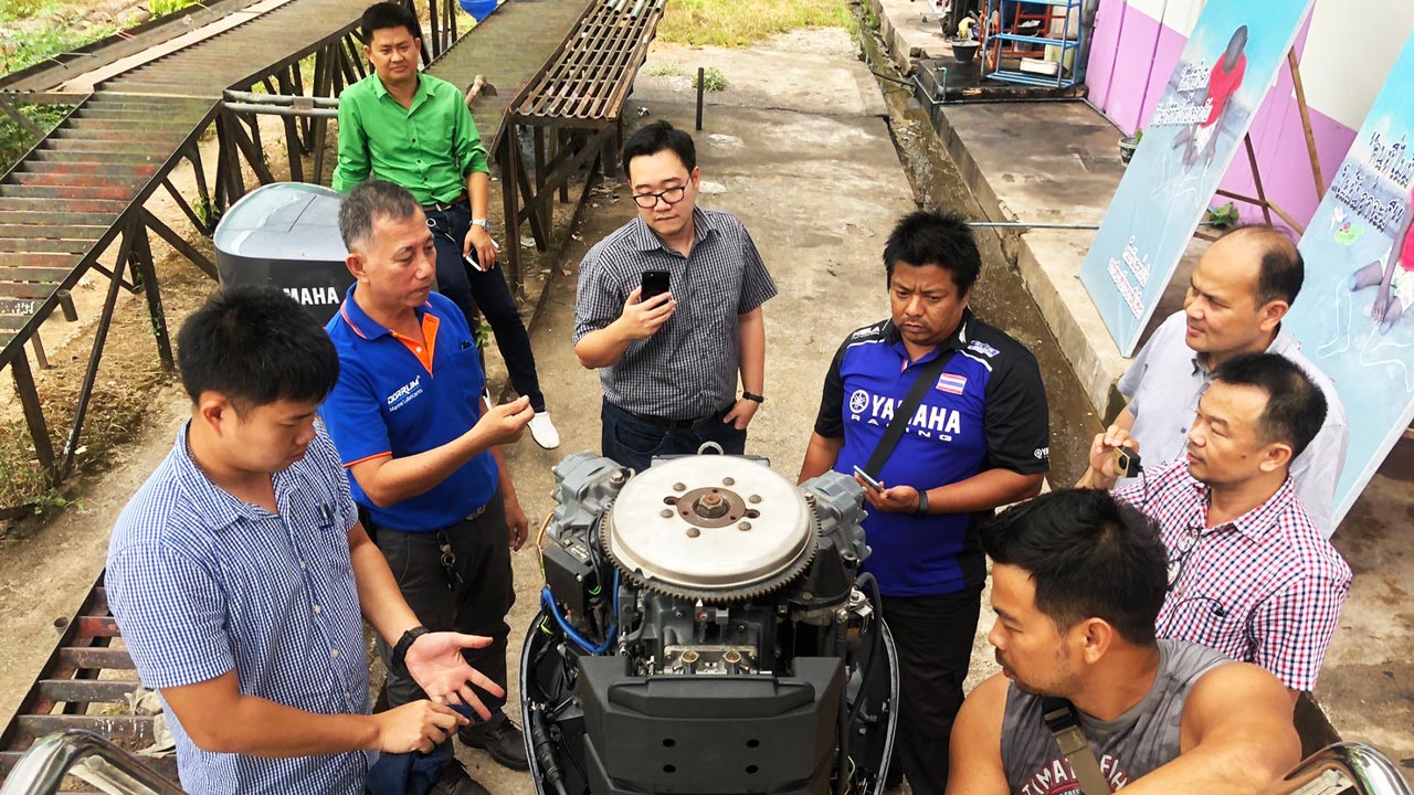 เรียนการซ่อมบำรุง ทักษะการใช้และขับเรือสปีดโบ๊ท