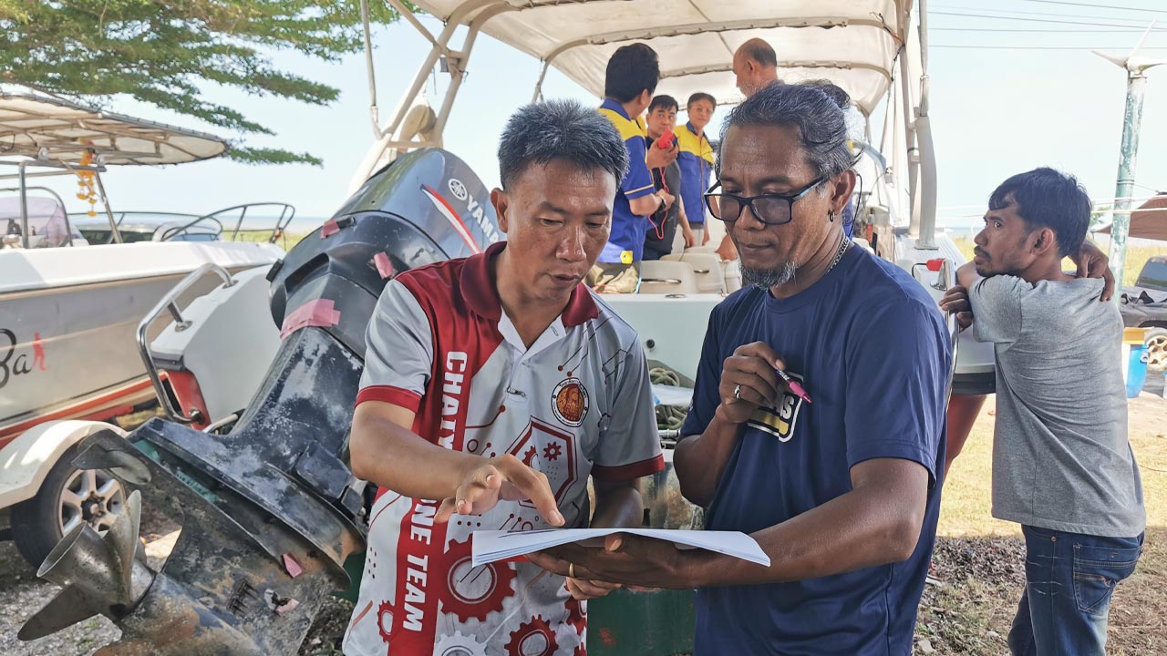 อบรมช่างซ่อมบำรุงและติดตั้งระบบไฟฟ้าในเรือสปีดโบ๊ท