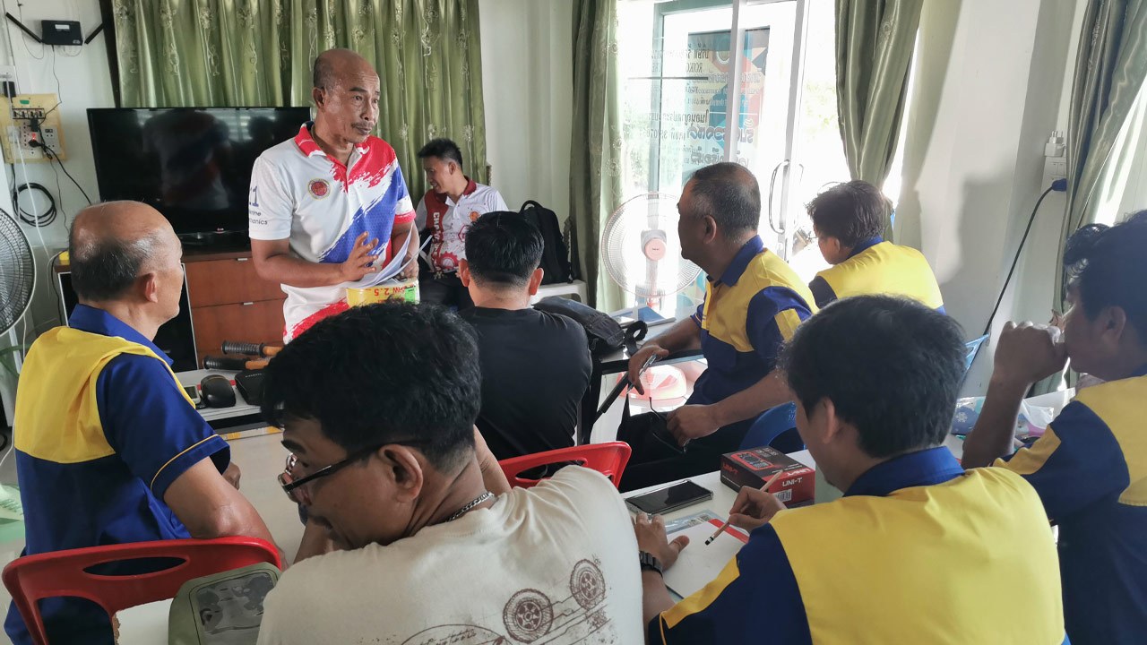 อบรมช่างซ่อมบำรุงและติดตั้งระบบไฟฟ้าในเรือสปีดโบ๊ท